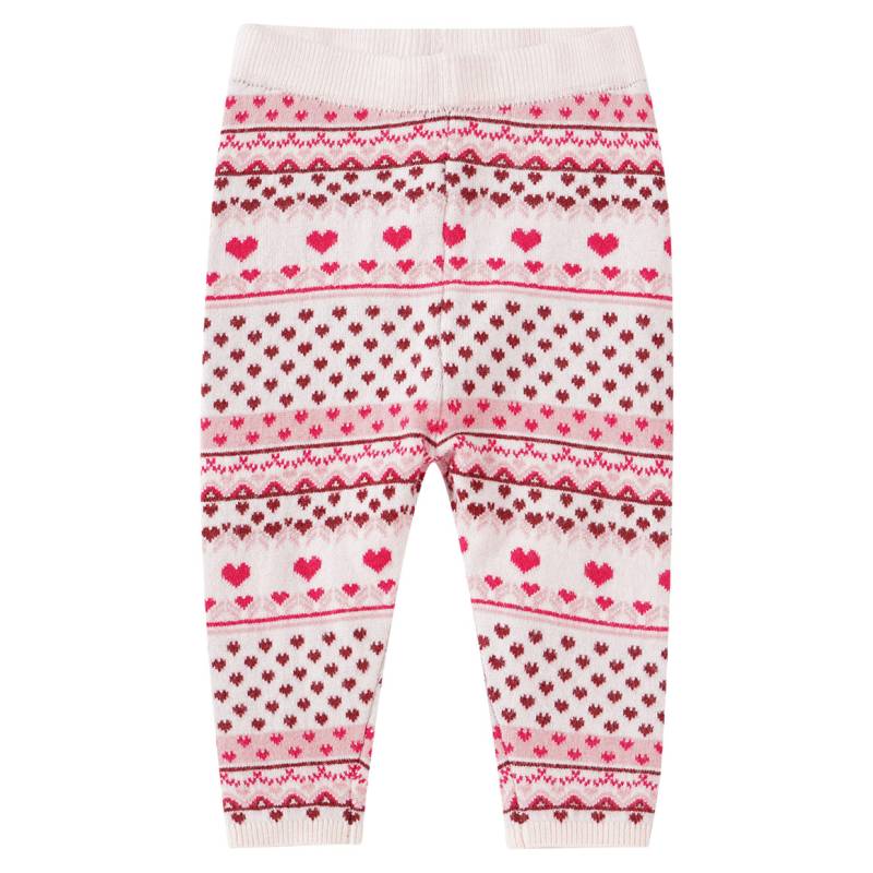 Baby Strickleggings mit Norwegermuster von Topomini