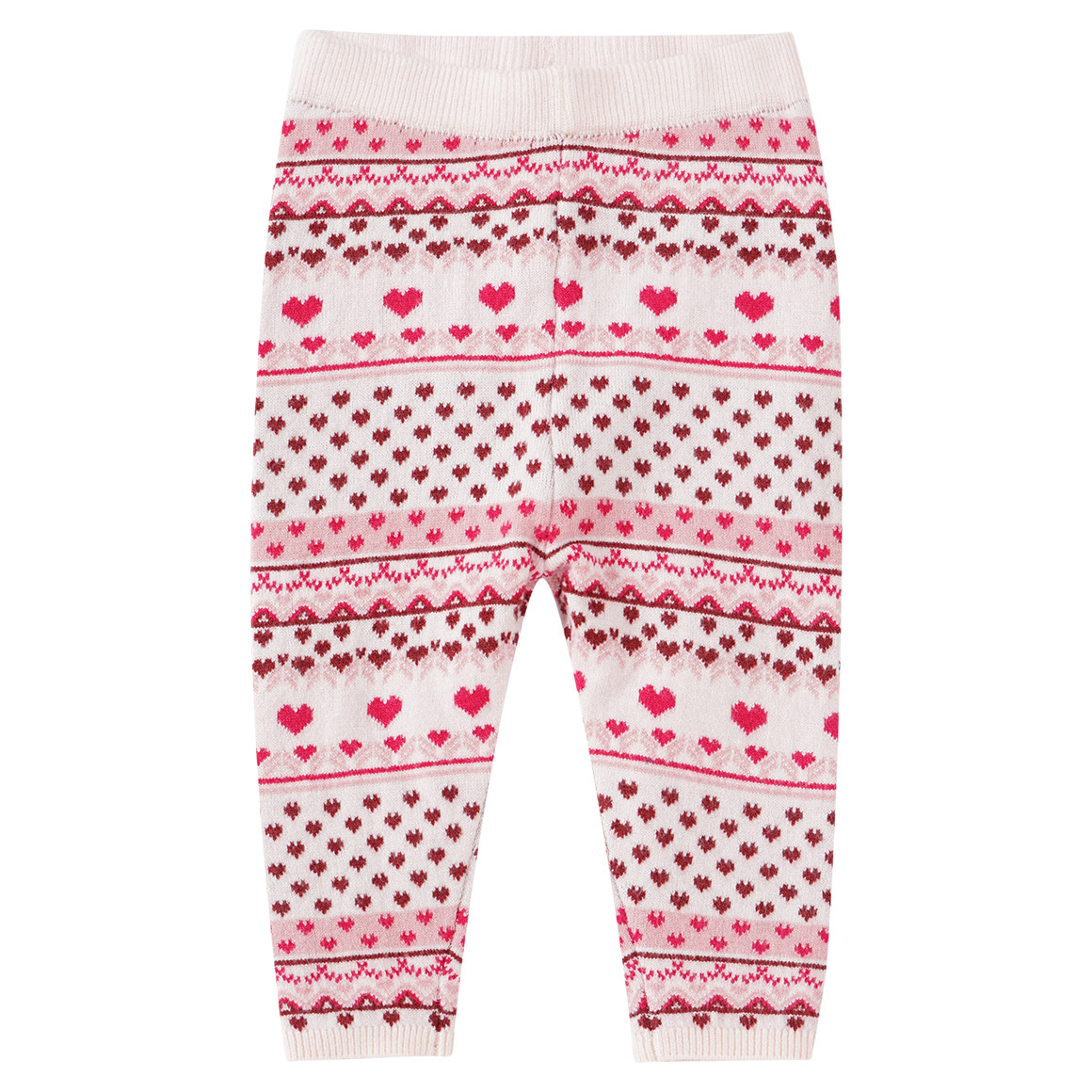 Baby Strickleggings mit Norwegermuster von Topomini