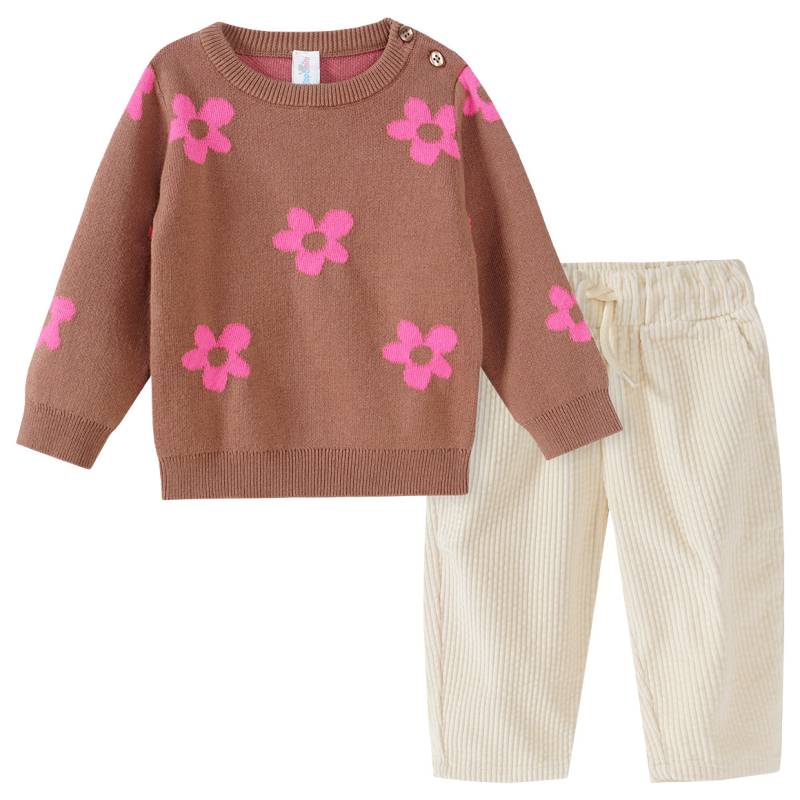 Baby Strickpullover und Cordhose im Set von Topomini