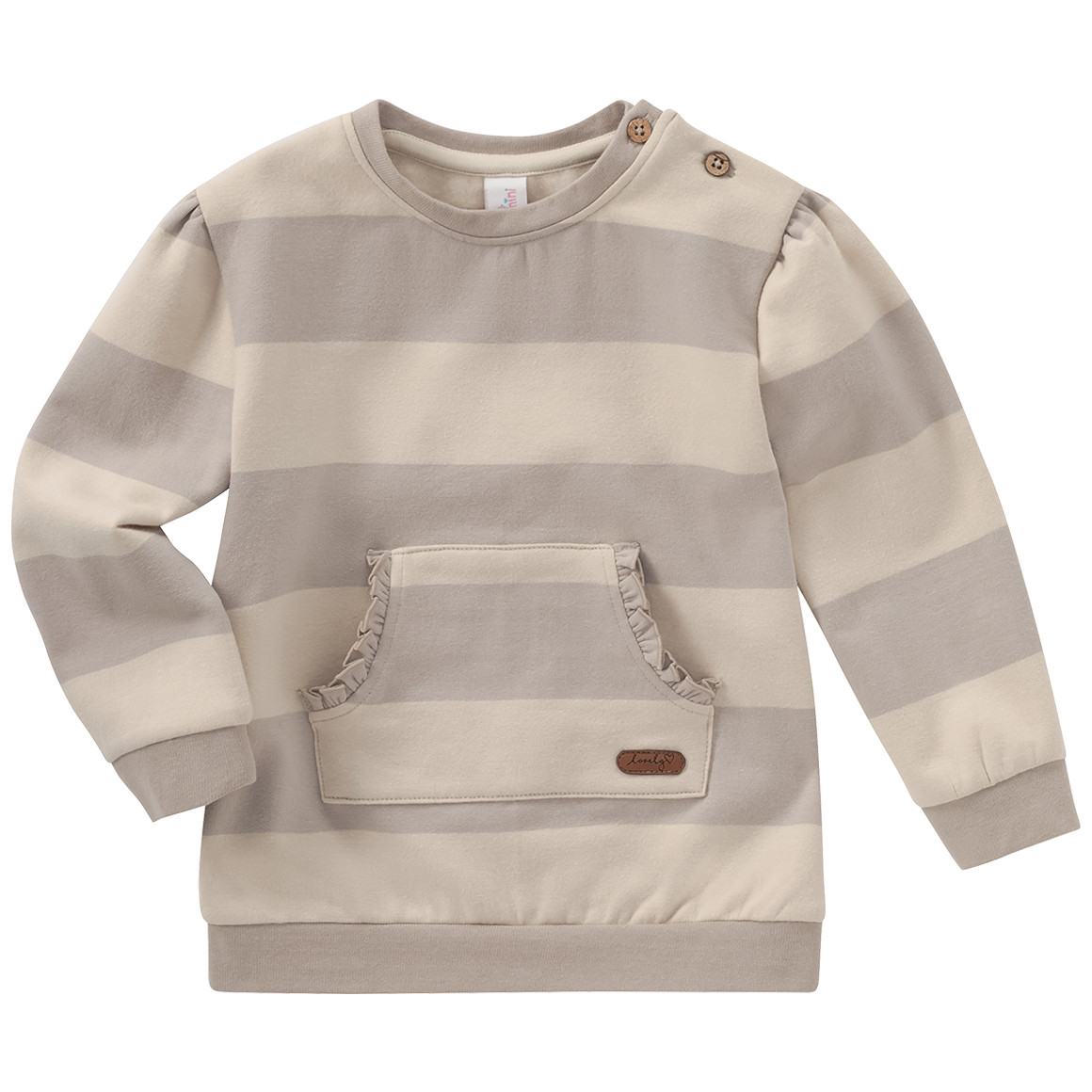 Baby Sweatshirt mit Blockstreifen von Topomini