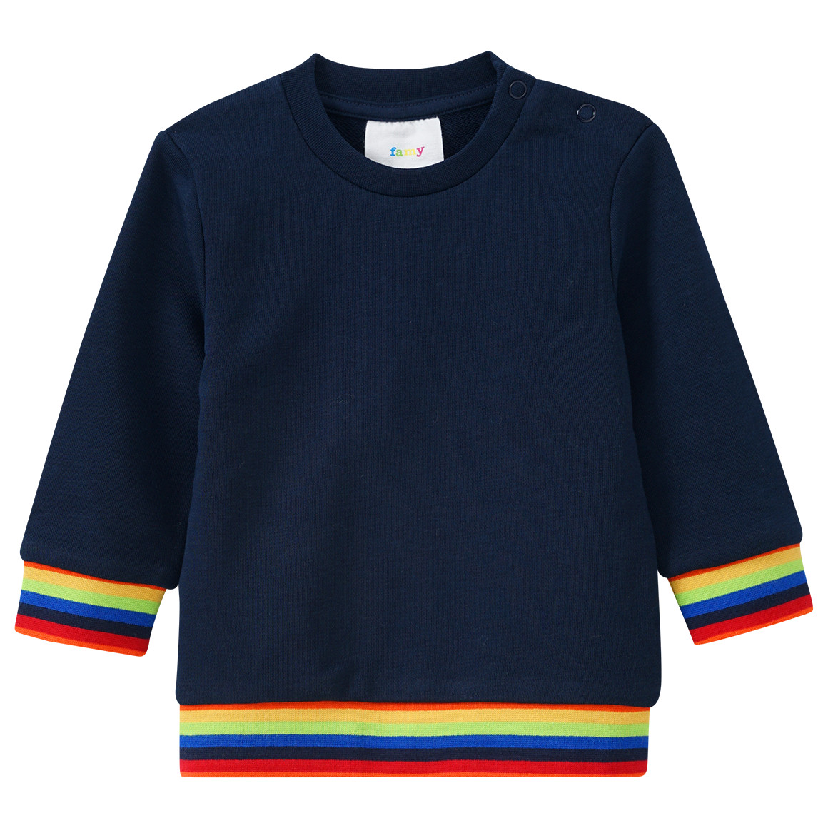 Baby Sweatshirt mit bunten Akzenten von Topomini