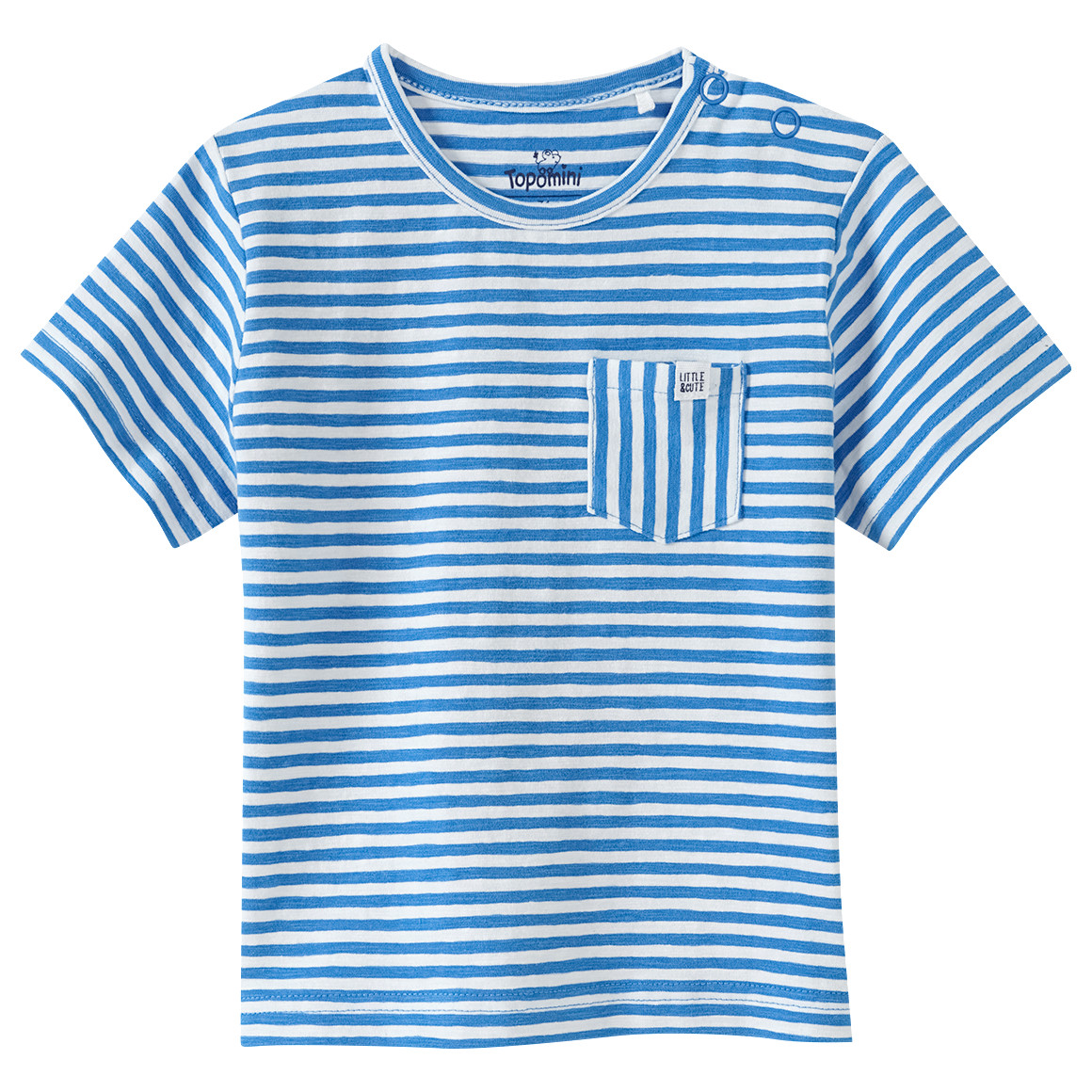 Baby T-Shirt im Ringel-Look von Topomini