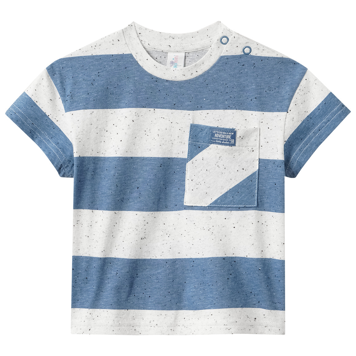 Baby T-Shirt mit Blockstreifen Baby T-Shirt mit Blockstreifen von Topomini