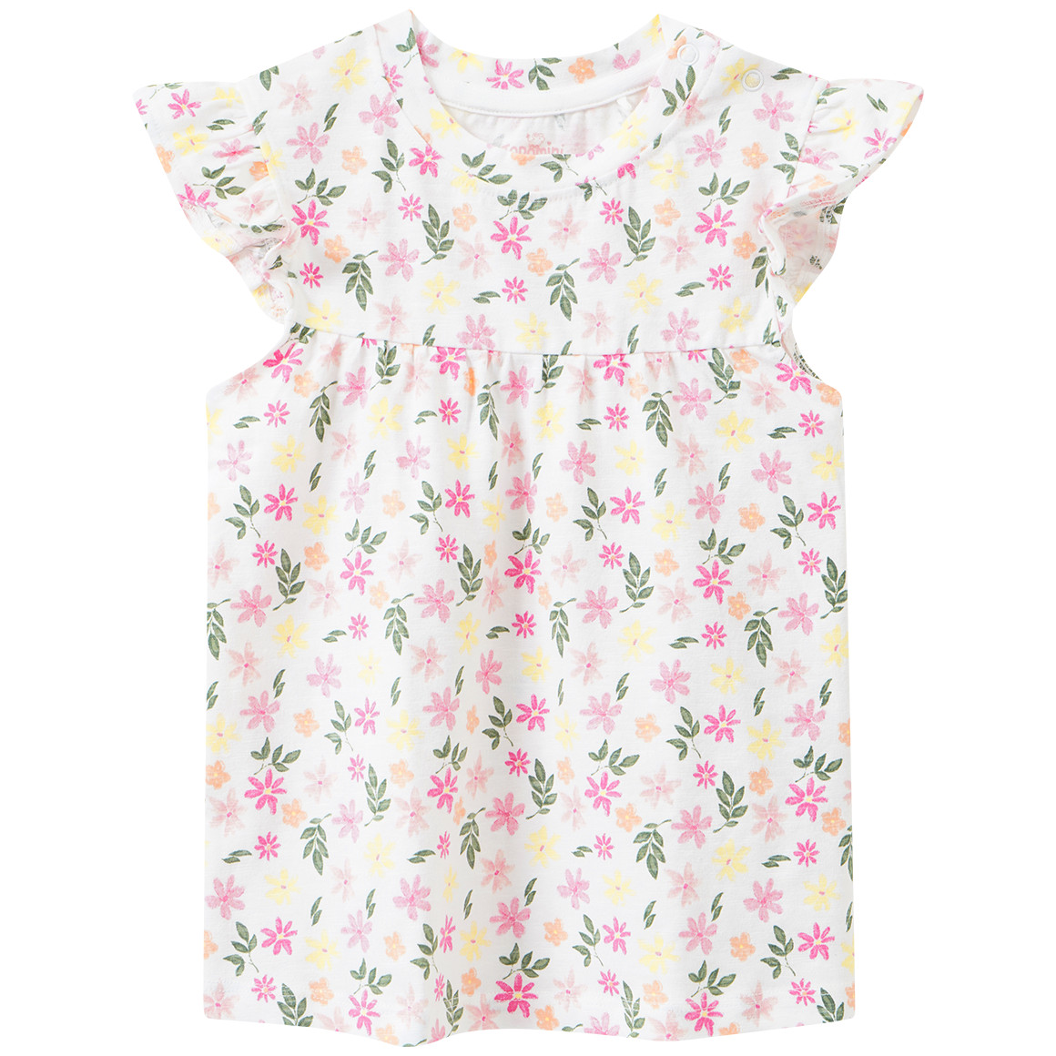 Baby T-Shirt mit Blümchen allover Baby T-Shirt mit Blümchen allover von Topomini