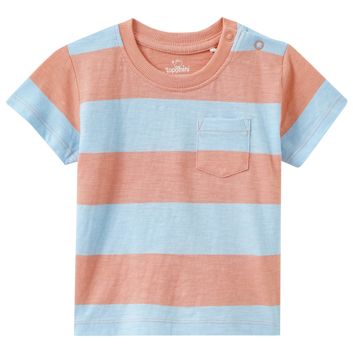 Baby T-Shirt mit Brusttasche Baby T-Shirt mit Brusttasche von Topomini