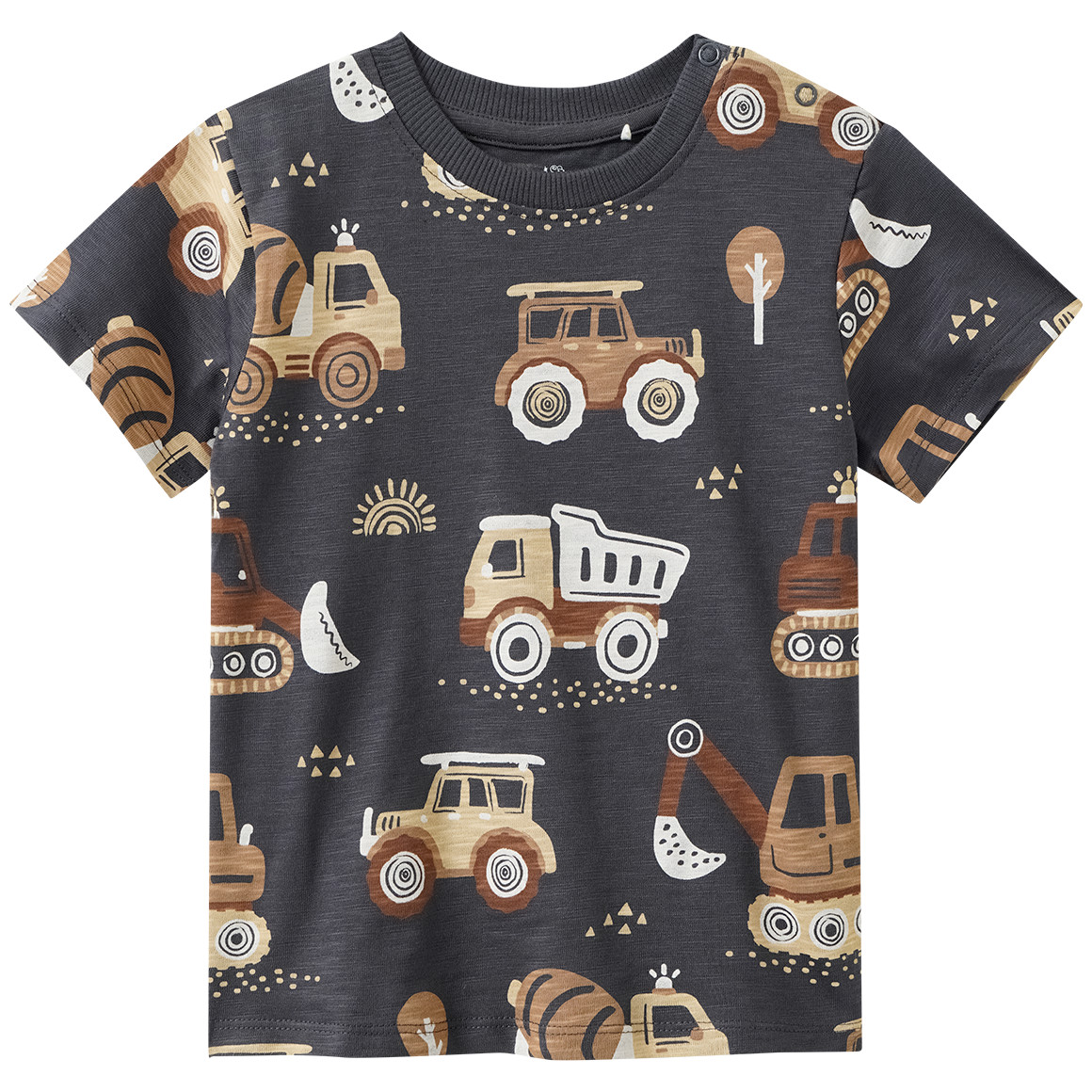 Baby T-Shirt mit Fahrzeug-Motiven Baby T-Shirt mit Fahrzeug-Motiven von Topomini