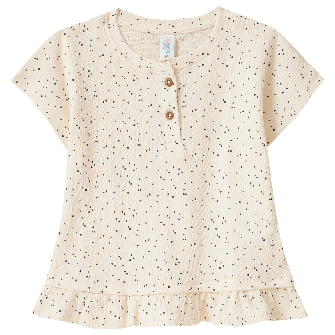 Baby T-Shirt mit Krepp-Struktur Baby T-Shirt mit Krepp-Struktur von Topomini