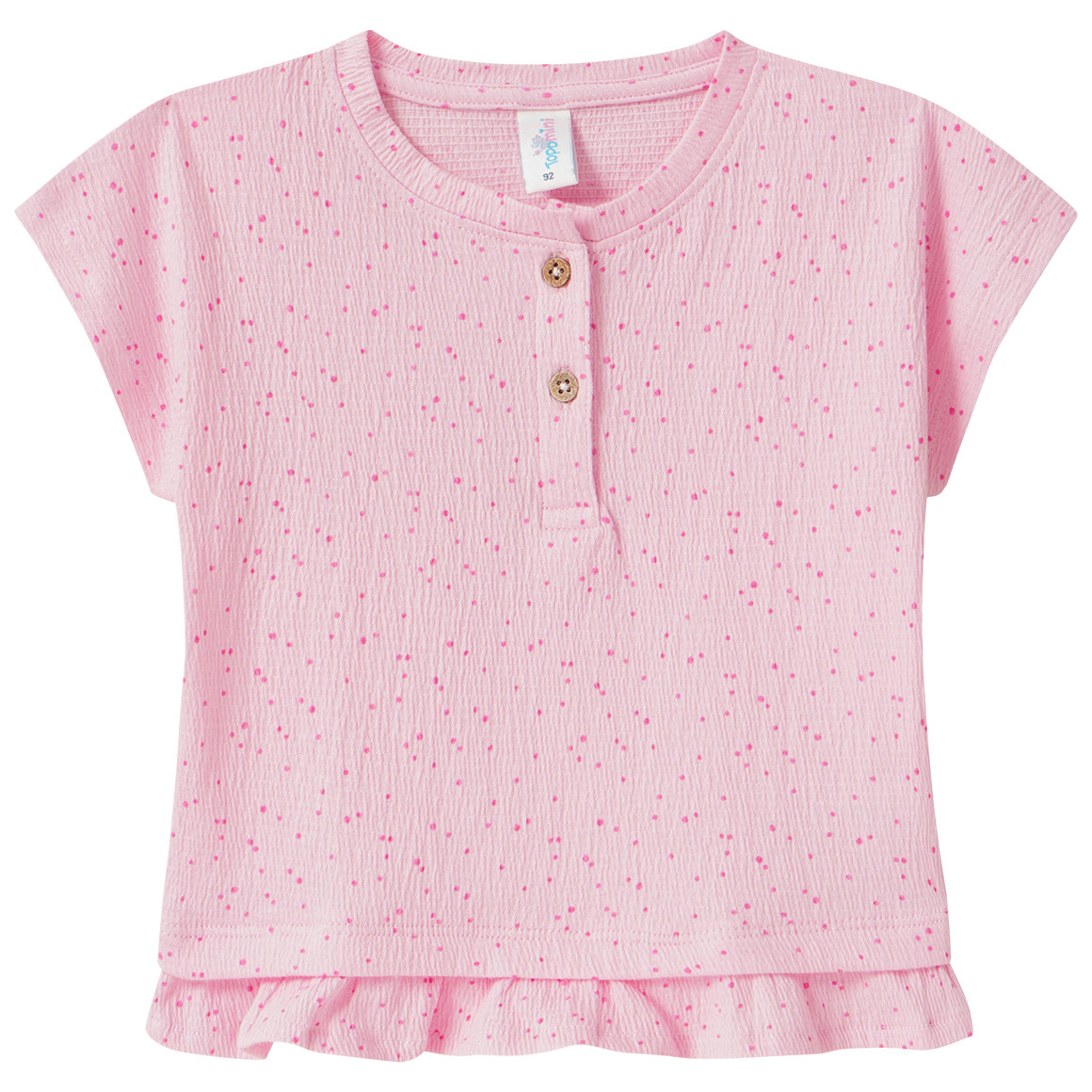 Baby T-Shirt mit Krepp-Struktur Baby T-Shirt mit Krepp-Struktur von Topomini