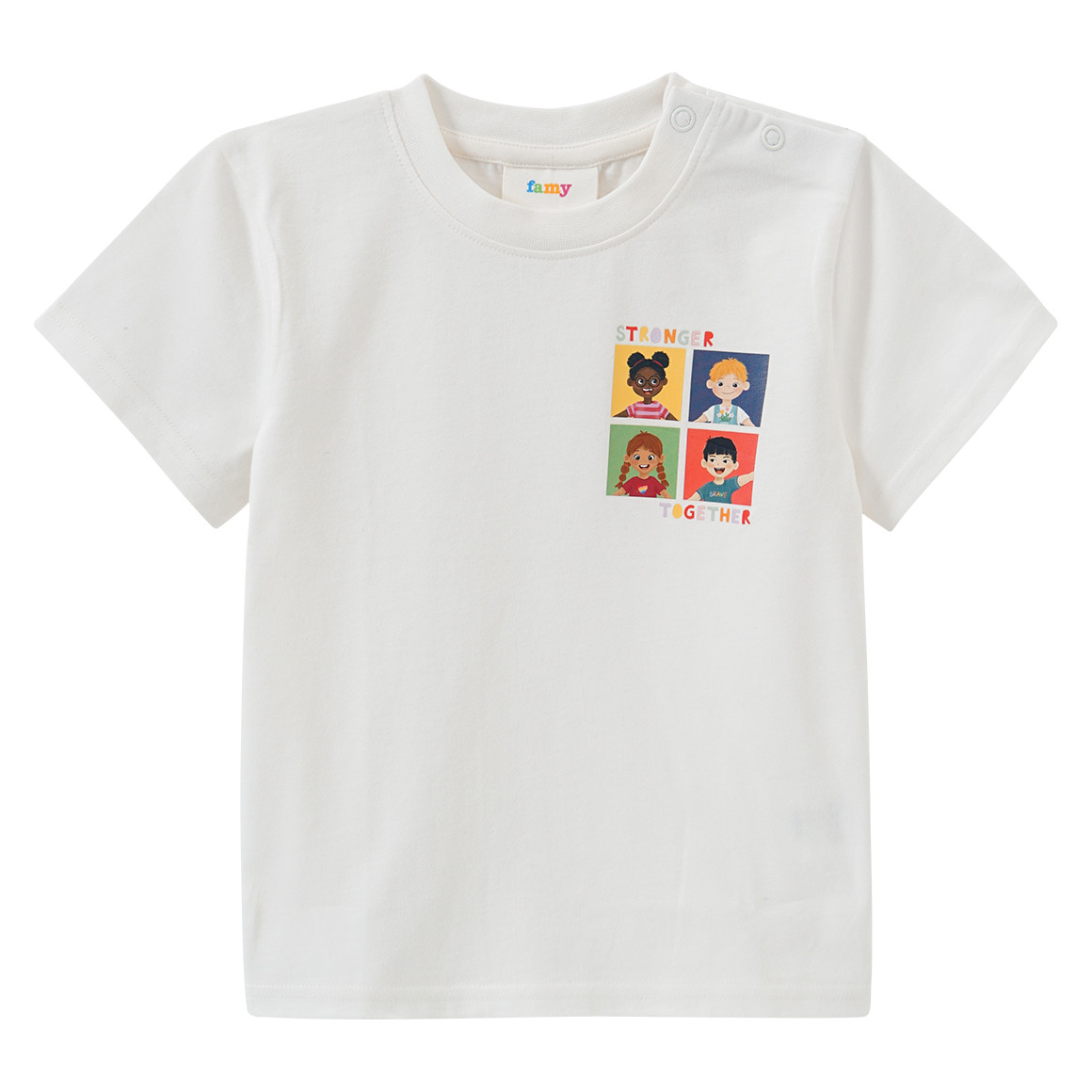 Baby T-Shirt mit Message-Print Baby T-Shirt mit Message-Print von Topomini