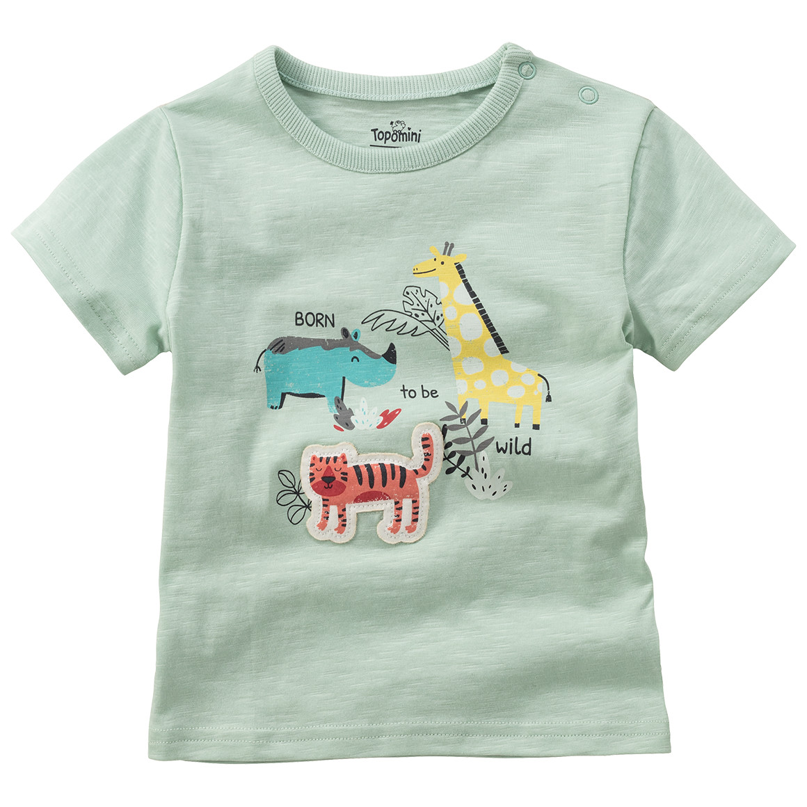 Baby T-Shirt mit Tieren von Topomini