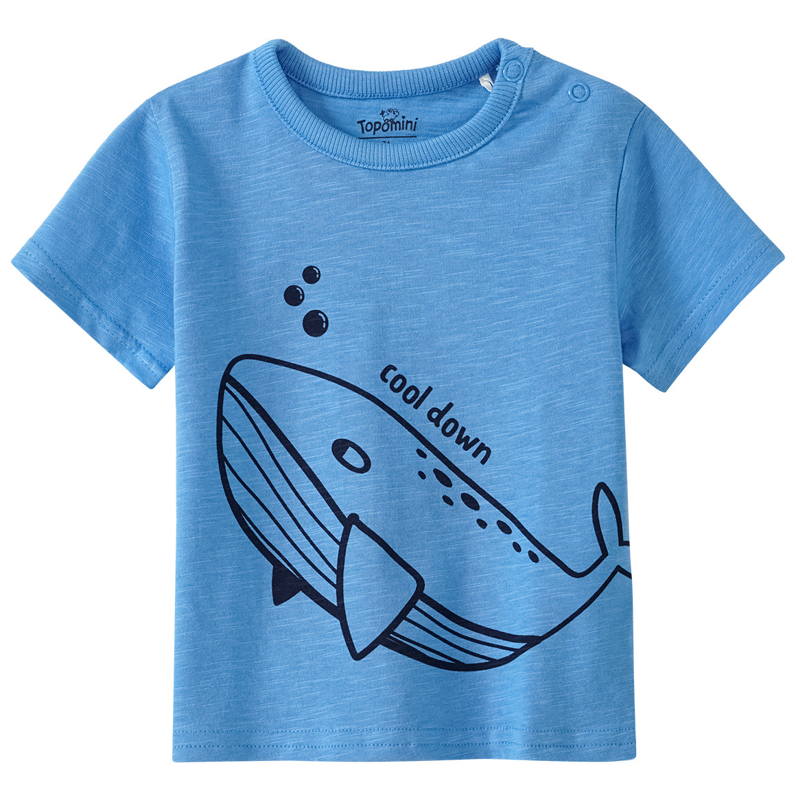 Baby T-Shirt mit Wal-Motiv von Topomini