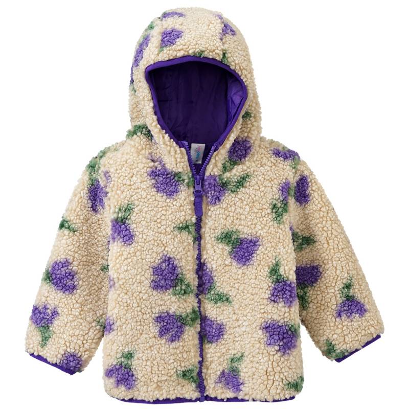 Baby Teddyjacke mit Blumen von Topomini