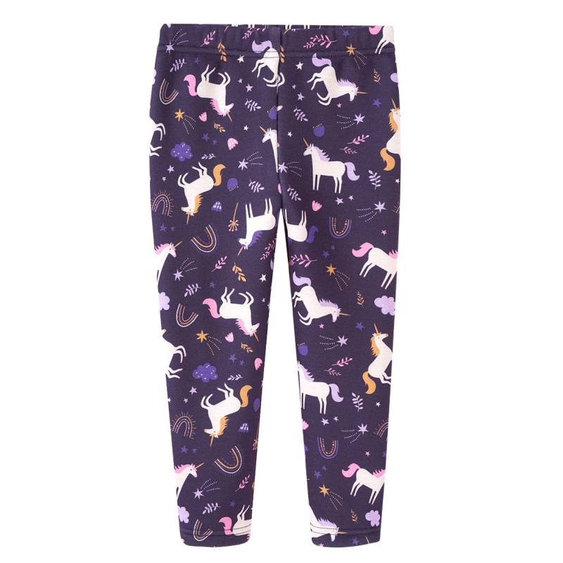 Baby Thermo-Leggings mit Einhorn-Print von Topomini