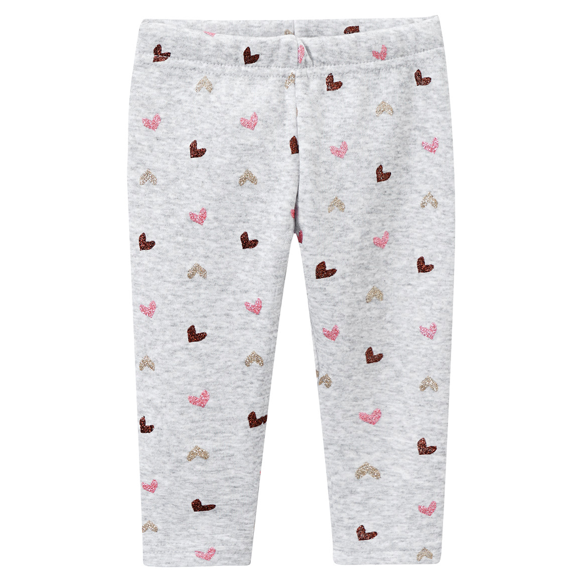 Baby Thermo-Leggings mit Herz-Allover von Topomini