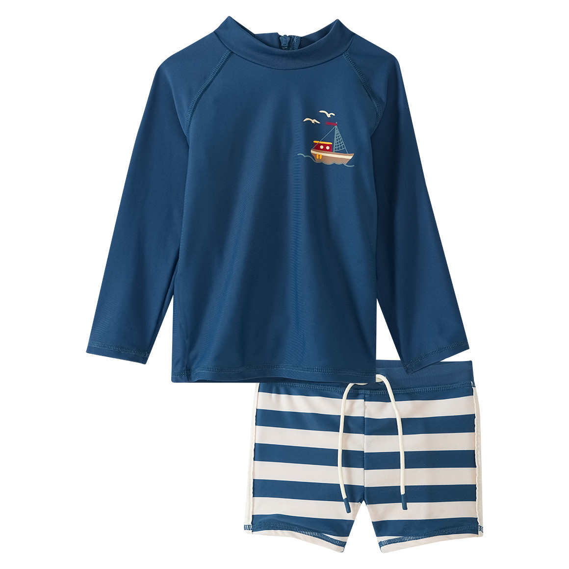 Baby UV-Set mit Badeshirt und Hose UPF40 Baby UV-Set mit Badeshirt und Hose UPF40 von Topomini