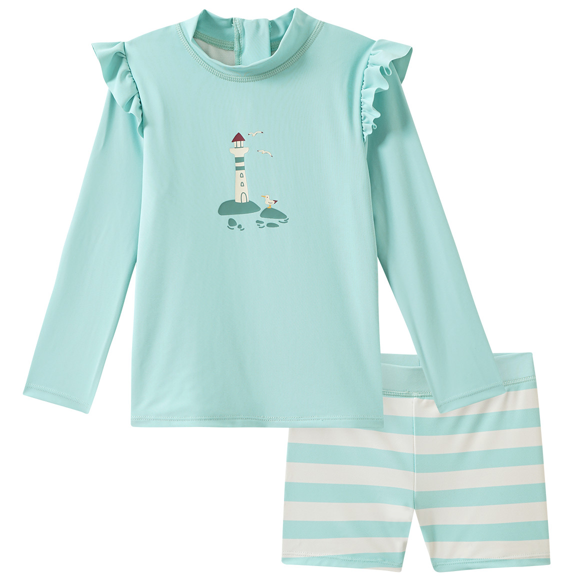 Baby UV-Set mit Badeshirt und Hose UPF40 Baby UV-Set mit Badeshirt und Hose UPF40 von Topomini
