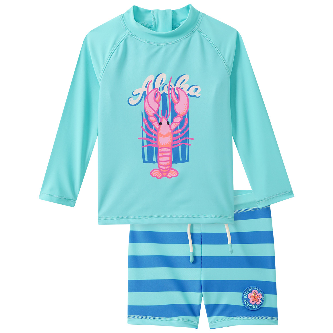Baby UV-Set mit Badeshirt und Hose UPF40 Baby UV-Set mit Badeshirt und Hose UPF40 von Topomini