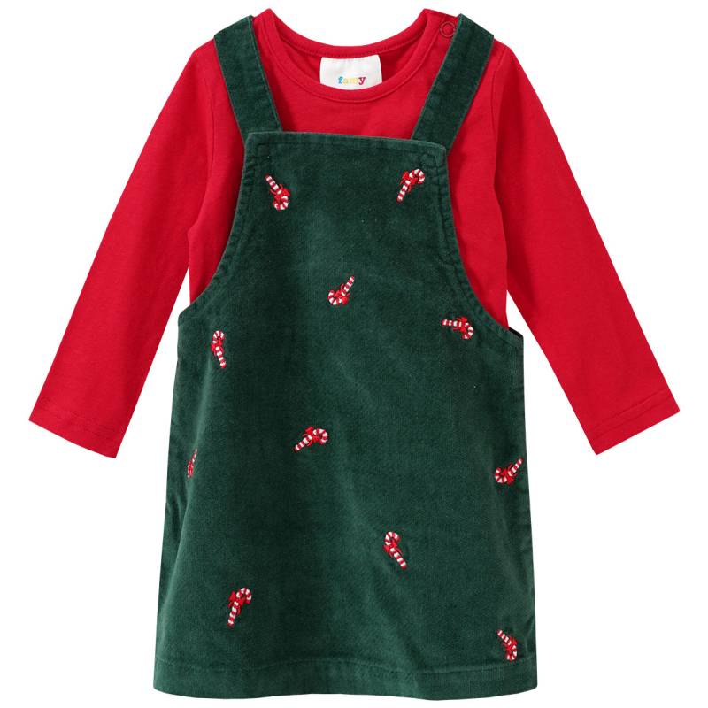 Baby Weihnachtskleid und Langarmshirt im Set von Topomini