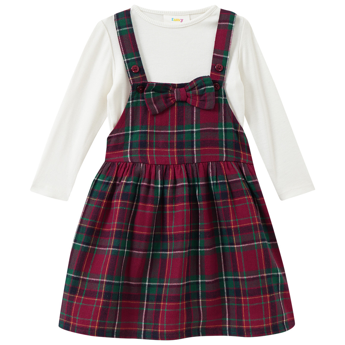 Baby Weihnachtsset mit Kleid und Shirt Baby Weihnachtsset mit Kleid und Shirt von Topomini