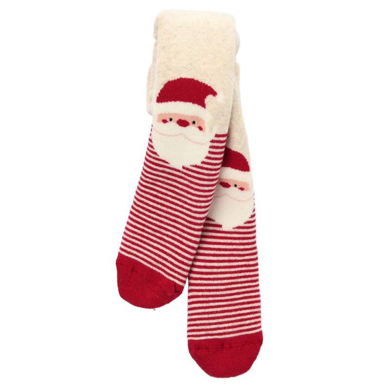 Baby Weihnachtsstrumpfhose aus Vollfrottee von Topomini