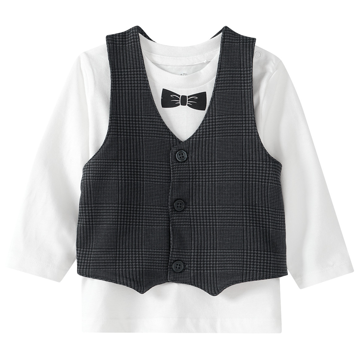 Baby Weste und Langarmshirt im Set von Topomini