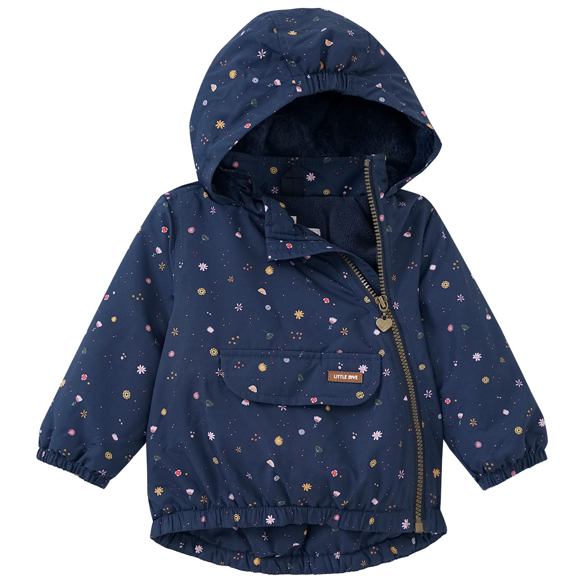 Baby Winterjacke mit Fleecefutter von Topomini