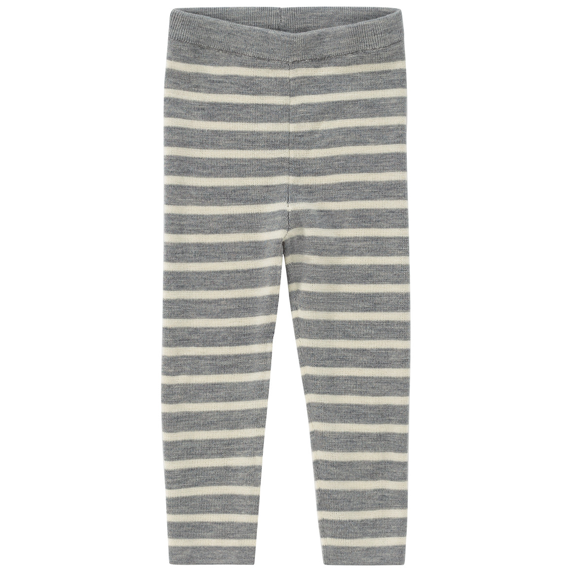 Baby Woll-Strickhose mit Streifen Baby Woll-Strickhose mit Streifen von Topomini