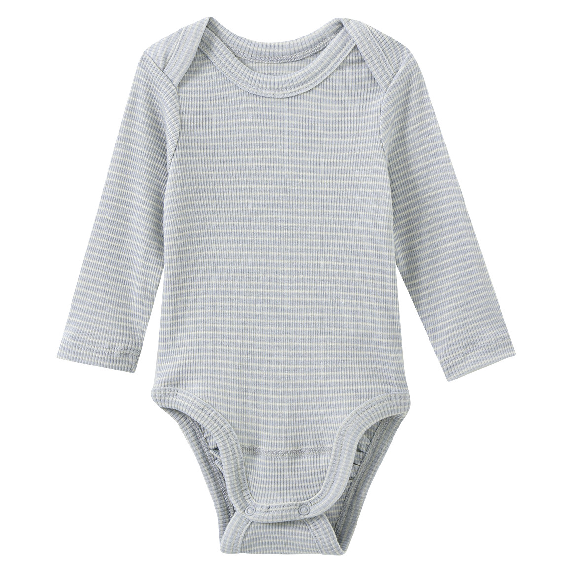 Baby Wolle-Seide-Body mit Ripp-Struktur Baby Wolle-Seide-Body mit Ripp-Struktur von Topomini