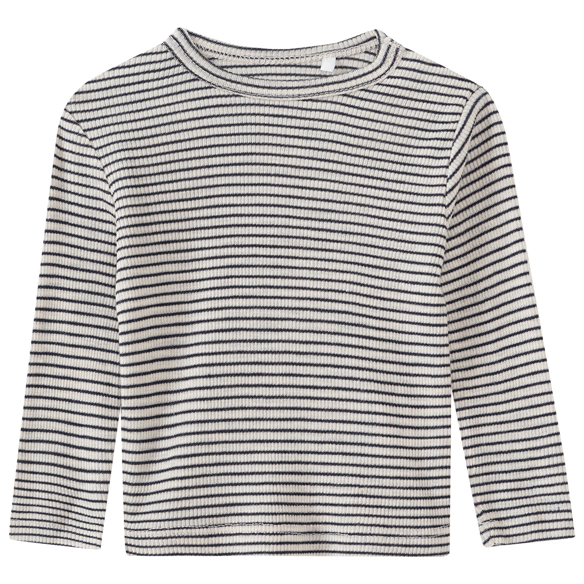 Baby Wolle-Seide-Shirt mit Ripp-Struktur Baby Wolle-Seide-Shirt mit Ripp-Struktur von Topomini