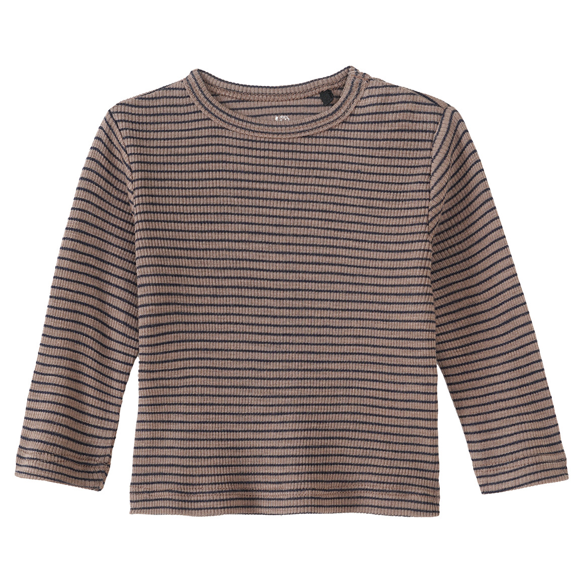 Baby Wolle-Seide-Shirt mit Ripp-Struktur Baby Wolle-Seide-Shirt mit Ripp-Struktur von Topomini