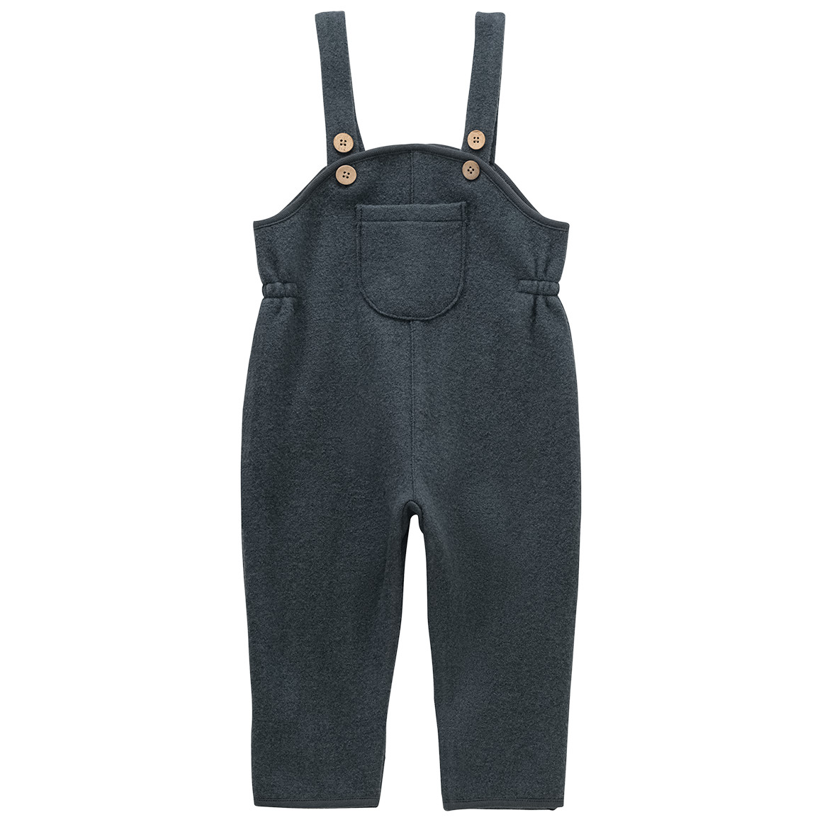 Baby Wollwalk-Latzhose mit Umschlagbündchen Baby Wollwalk-Latzhose mit Umschlagbündchen von Topomini