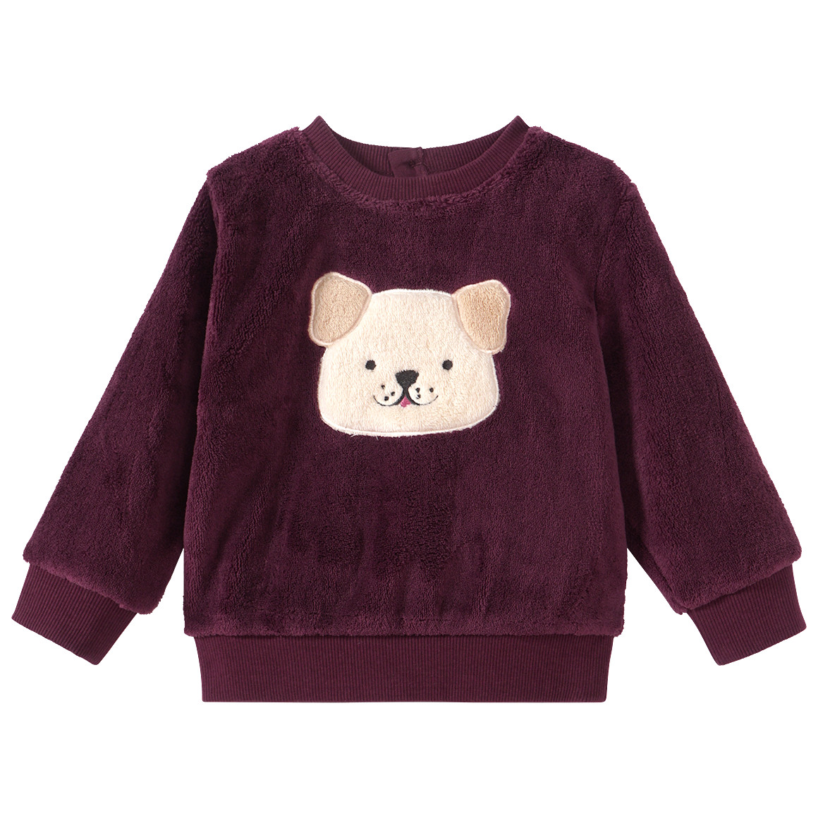 Mädchen Sweatshirt mit Hunde-Motiv von Topomini