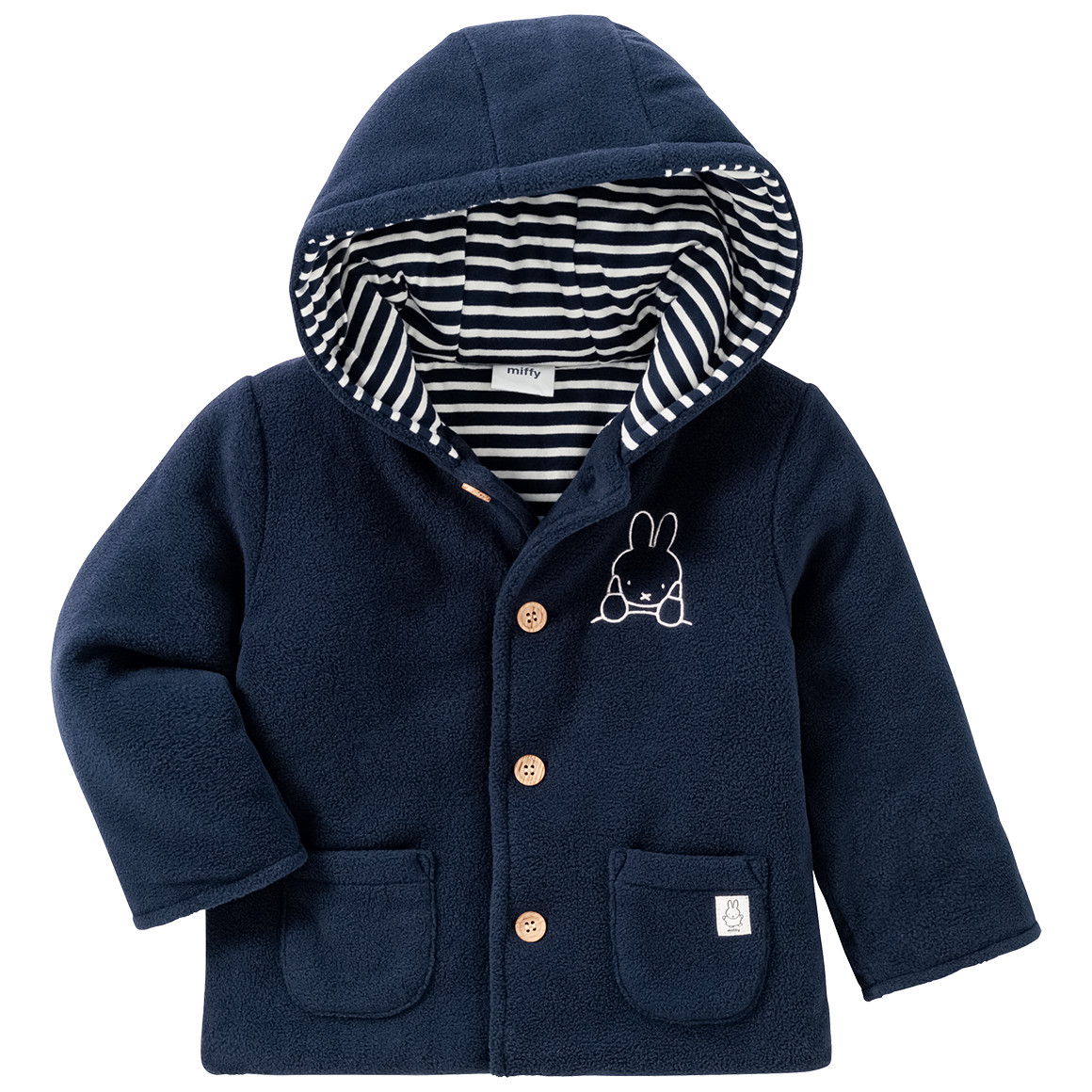 Miffy Fleecejacke mit Kapuze von Topomini