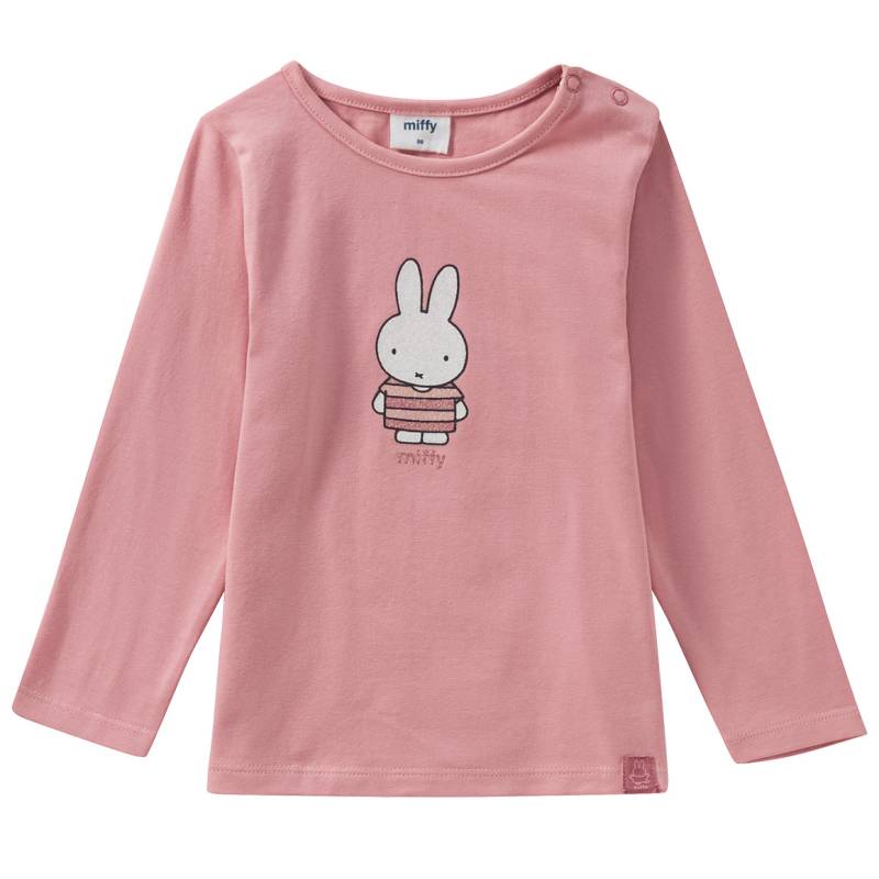 Miffy Langarmshirt mit Glitzer-Print von Topomini