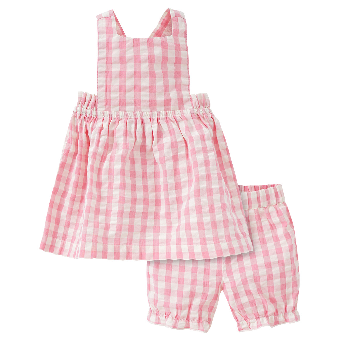 Newborn Latzkleid und Shorts im Set von Topomini