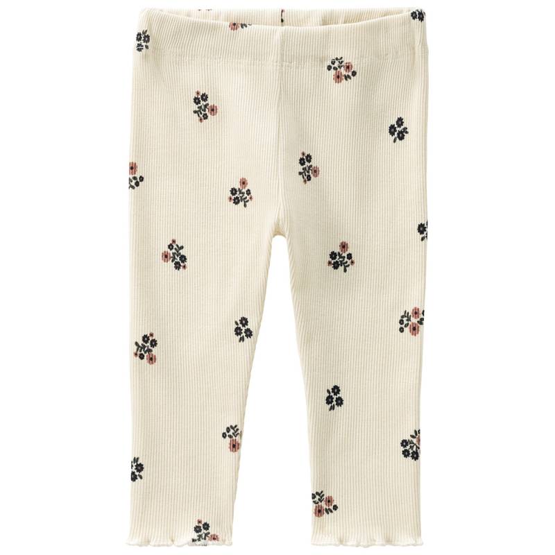 Newborn Leggings mit floralem Muster von Topomini