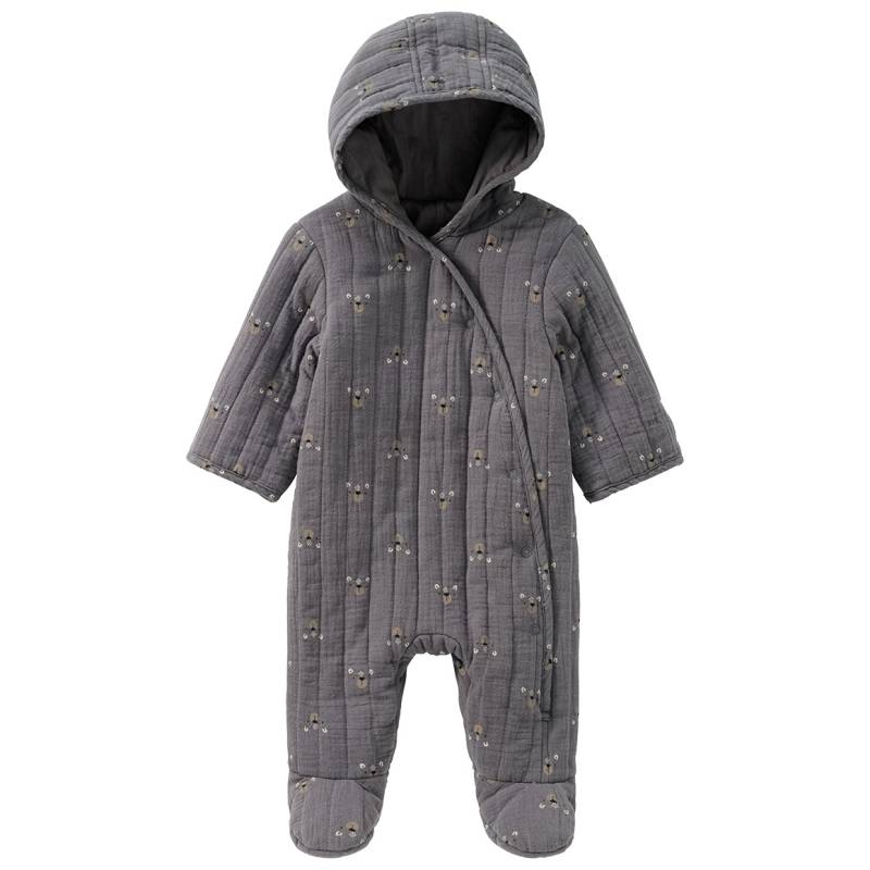 Newborn Musselin-Overall mit Allover-Muster von Topomini