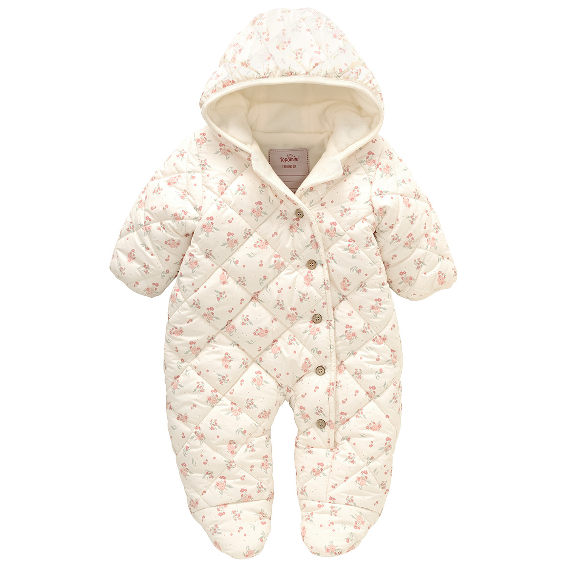 Newborn Overall mit Blümchen Newborn Overall mit Blümchen von Topomini