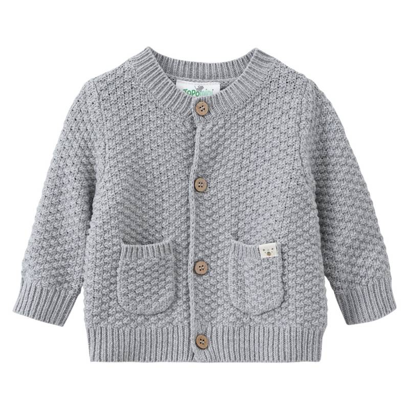 Newborn Strickjacke mit Bio-Baumwolle von Topomini