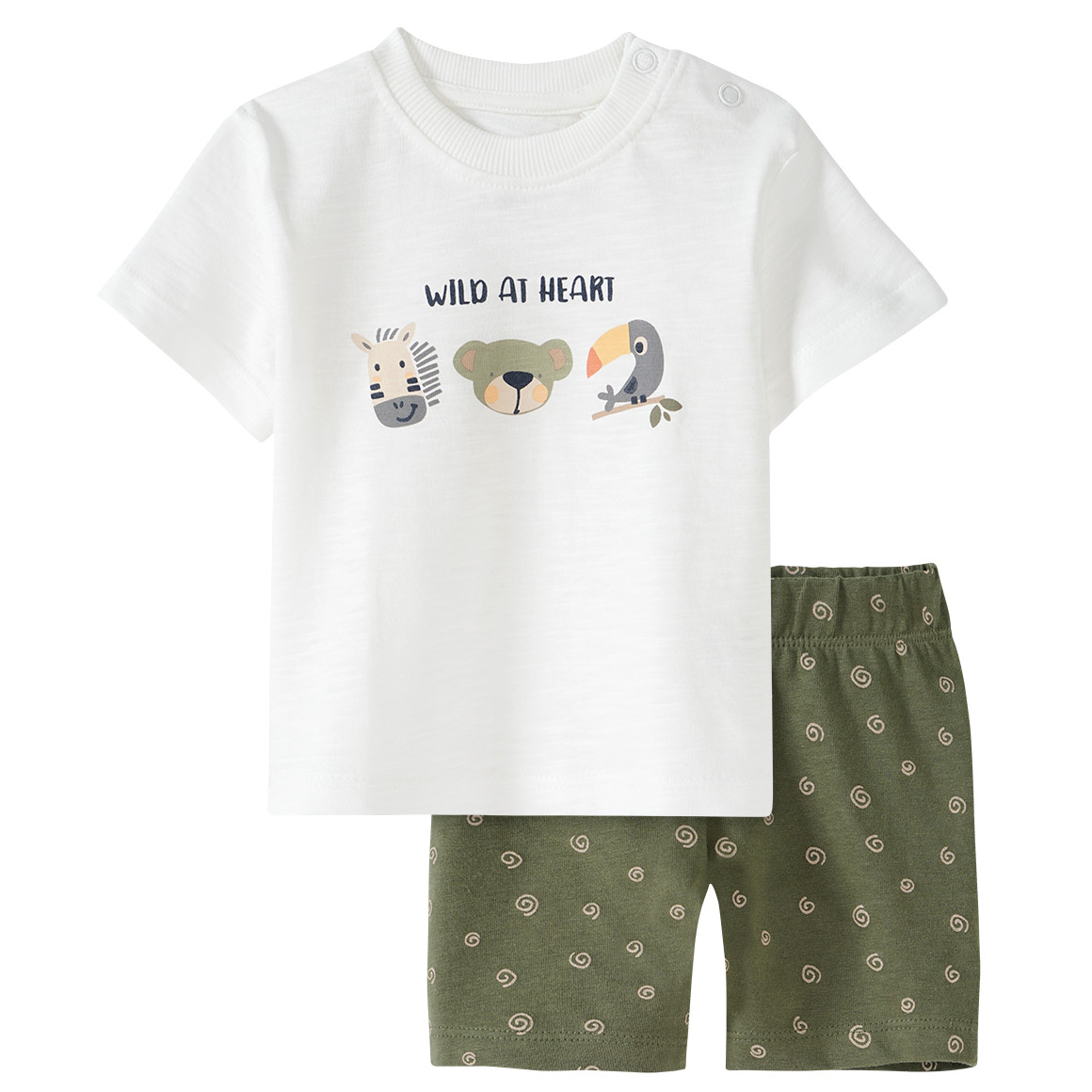 Newborn T-Shirt und Radler im Set von Topomini