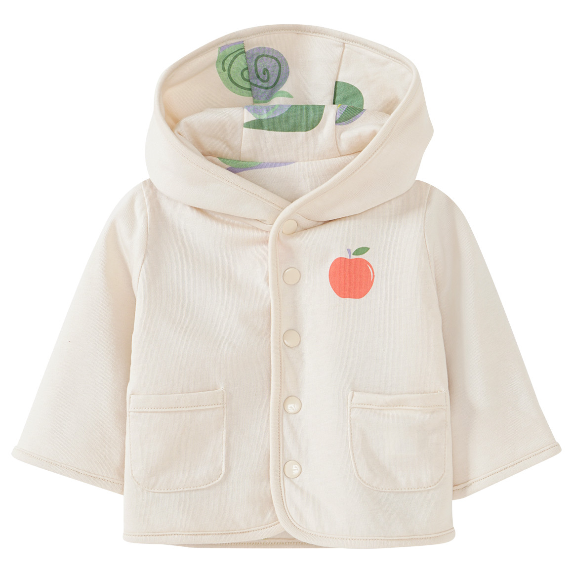 Newborn Wendejacke aus Bio-Baumwolle von Topomini