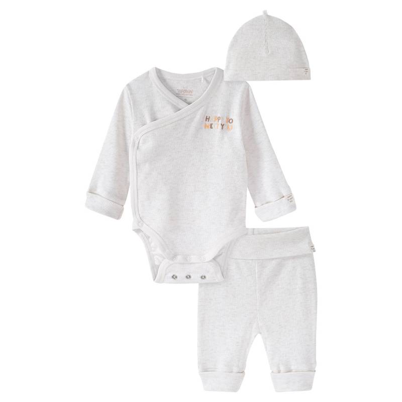 Newborn Wickelbody, Hose und Mütze im Set Newborn Wickelbody, Hose und Mütze im Set von Topomini
