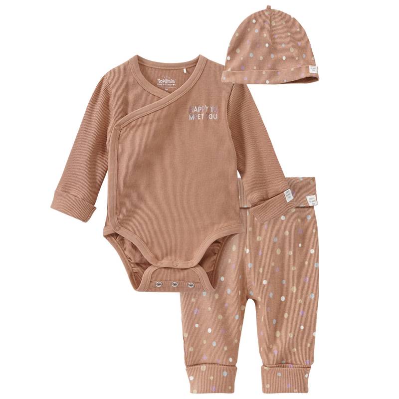 Newborn Wickelbody, Hose und Mütze im Set Newborn Wickelbody, Hose und Mütze im Set von Topomini