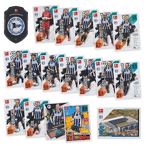 Match Attax Fußball Bundesliga 2021/2022 - Bielefeld Sammelkarten Set - 18 Karten inkl. Stadion Club u.a. von Topps (Sammelkarten Set)