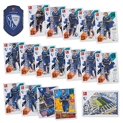 Match Attax Fußball Bundesliga 2021/2022 - VfL Bochum Sammelkarten Set - 18 Karten inkl. Stadion Club u.a. von Topps (Sammelkarten Set)