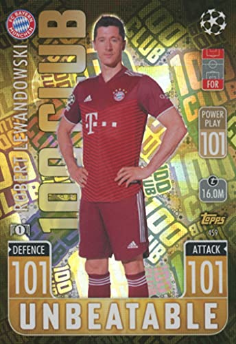 TOPPS MATCH ATTAX 2021/22 Hundred 100 Club Robert Lewandowski von Topps Match Attax