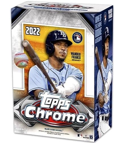 2022 Topps Chrom Baseball Blaster Box – 32 Baseballkarten pro Box von Topps