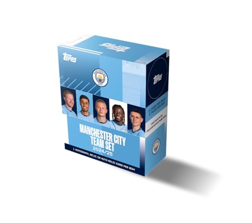 2024-25 Topps Manchester City-Team-Set – Box (30 Karten) von Topps