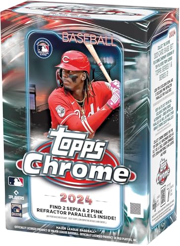 2024 Topps Chrome-Baseballfabrik, versiegelte Vorteilsbox, Baseball-Wachspackungen 2024 Topps Chrome-Baseballfabrik, versiegelte Vorteilsbox, Baseball-Wachspackungen von Topps