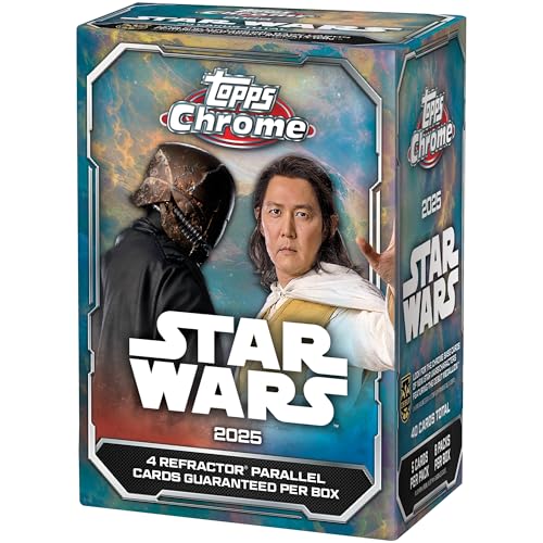 2025 Topps Chrom-Star-Wars-Star-Wars, werksseitig versiegelt, Vorteilsbox 2025 Topps Chrom-Star-Wars-Star-Wars, werksseitig versiegelt, Vorteilsbox von Topps